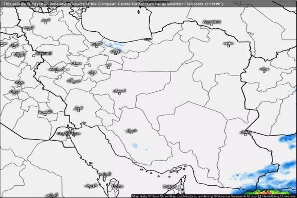 تاریخ دقیق کاهش دما و بارش باران در کشور مشخص شد