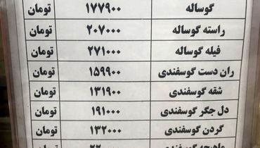 قیمت گوشت در اولین روز شروع دولت سیزدهم چقدر بود؟