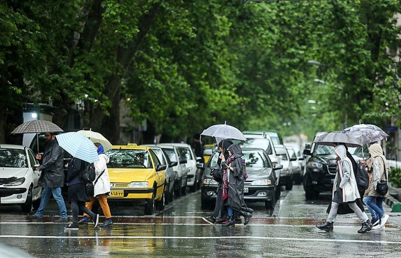 بارش شدید باران در این ۱۵ استان